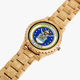 Air Force Italian Olive Lumber Wooden Watch