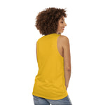 Purple Queen (Yellow) Unisex Tank Top (AOP)