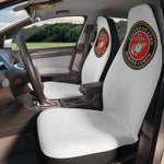 Marine Corps (White) Polyester Car Seat Covers