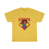 Supermom Logo 9 Unisex Heavy Cotton Tee - Wear Freedom Wear