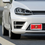 Marine Corps (Red) License Plate