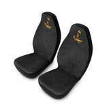 Golden Queen Black Polyester Car Seat Covers