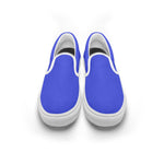 All Blue AOP Slip-On Shoes