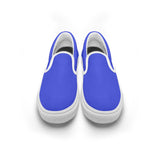 All Blue AOP Slip-On Shoes