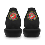 Marine Corps (Black) Polyester Car Seat Covers