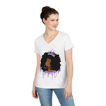 Purple Queen Ladies' V-Neck T-Shirt