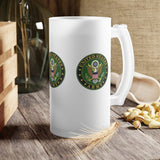 Army Frosted Glass Beer Mug