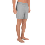 Light Grey Men's Athletic Long Shorts