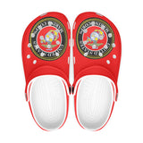 Marine Corps All Over Red Printed Clogs