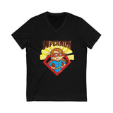 Super Mom Unisex Jersey Short Sleeve V-Neck Tee - Wear Freedom Wear