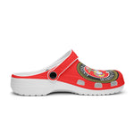 Marine Corps All Over Red Printed Clogs