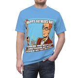 Text Messages Father's Day Unisex AOP Cut & Sew Tee