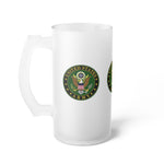 Army Frosted Glass Beer Mug