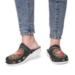 Marine Corps All Over Black Printed Clogs