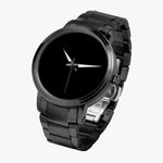 New Black Face Steel Strap Automatic Watch