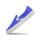 All Blue AOP Slip-On Shoes