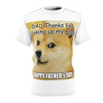 Picking up My Poop Father's Day Unisex AOP Cut & Sew Tee