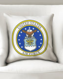 Air Force Throw Pillow Case 18"x18"