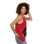 Purple Queen (Dark Red) Unisex Tank Top (AOP)