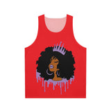 Purple Queen (Red) Unisex Tank Top (AOP)