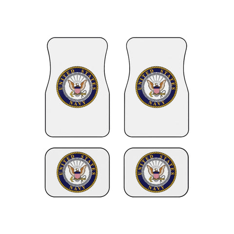 Navy Car Mats (Set of 4)