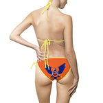 Freedom Wear Women's Orange Bikini Swimsuit