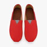 Freedom Red Custom Canvas Toms Shoes