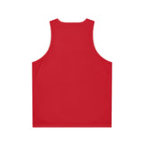 Golden Queen (Dark Red) Unisex Tank Top (AOP)