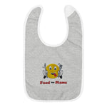 Smiley Face Embroidered Baby Bib - Wear Freedom Wear