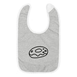 Donut Embroidered Baby Bib - Wear Freedom Wear