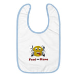 Smiley Face Embroidered Baby Bib - Wear Freedom Wear