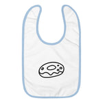 Donut Embroidered Baby Bib - Wear Freedom Wear