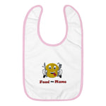 Smiley Face Embroidered Baby Bib - Wear Freedom Wear