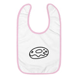 Donut Embroidered Baby Bib - Wear Freedom Wear