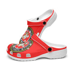 Marine Corps All Over Red Printed Clogs