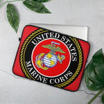 Marine Corps (Red) Laptop Sleeve