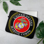 Marine Corps (Black) Laptop Sleeve