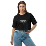 Loose drop shoulder crop top - Wear Freedom Wear