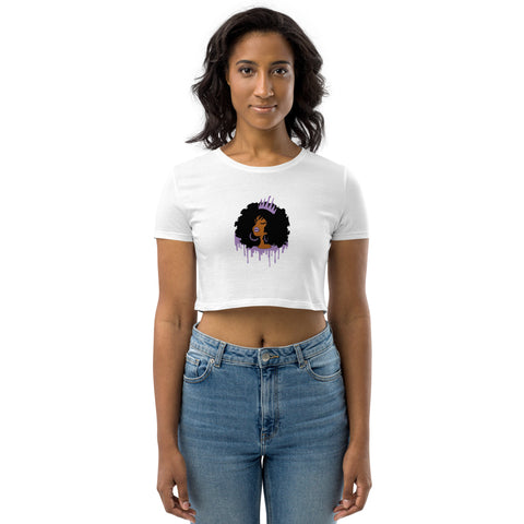 Purple Queen Organic Crop Top