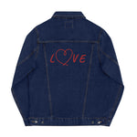 Love Unisex denim jacket - Wear Freedom Wear