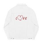 Love Unisex denim jacket - Wear Freedom Wear