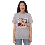 Audrey and Ardrie White Short-Sleeve T-Shirt