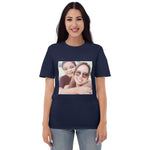 Audrey and Ardrie White Short-Sleeve T-Shirt