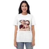 Audrey and Ardrie White Short-Sleeve T-Shirt