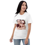 Audrey and Ardrie White Short-Sleeve T-Shirt