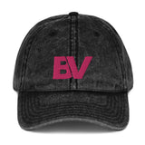 BV Support Cancer Research Vintage Cotton Twill Cap - Wear Freedom Wear