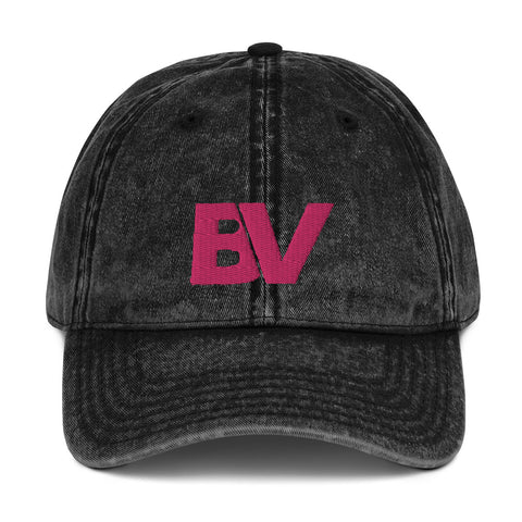 BV Support Cancer Research Vintage Cotton Twill Cap - Wear Freedom Wear