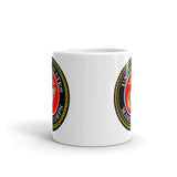 Marine Corps White glossy mug