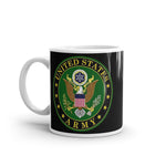 Army Black glossy mug