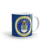 Air Force Blue glossy mug